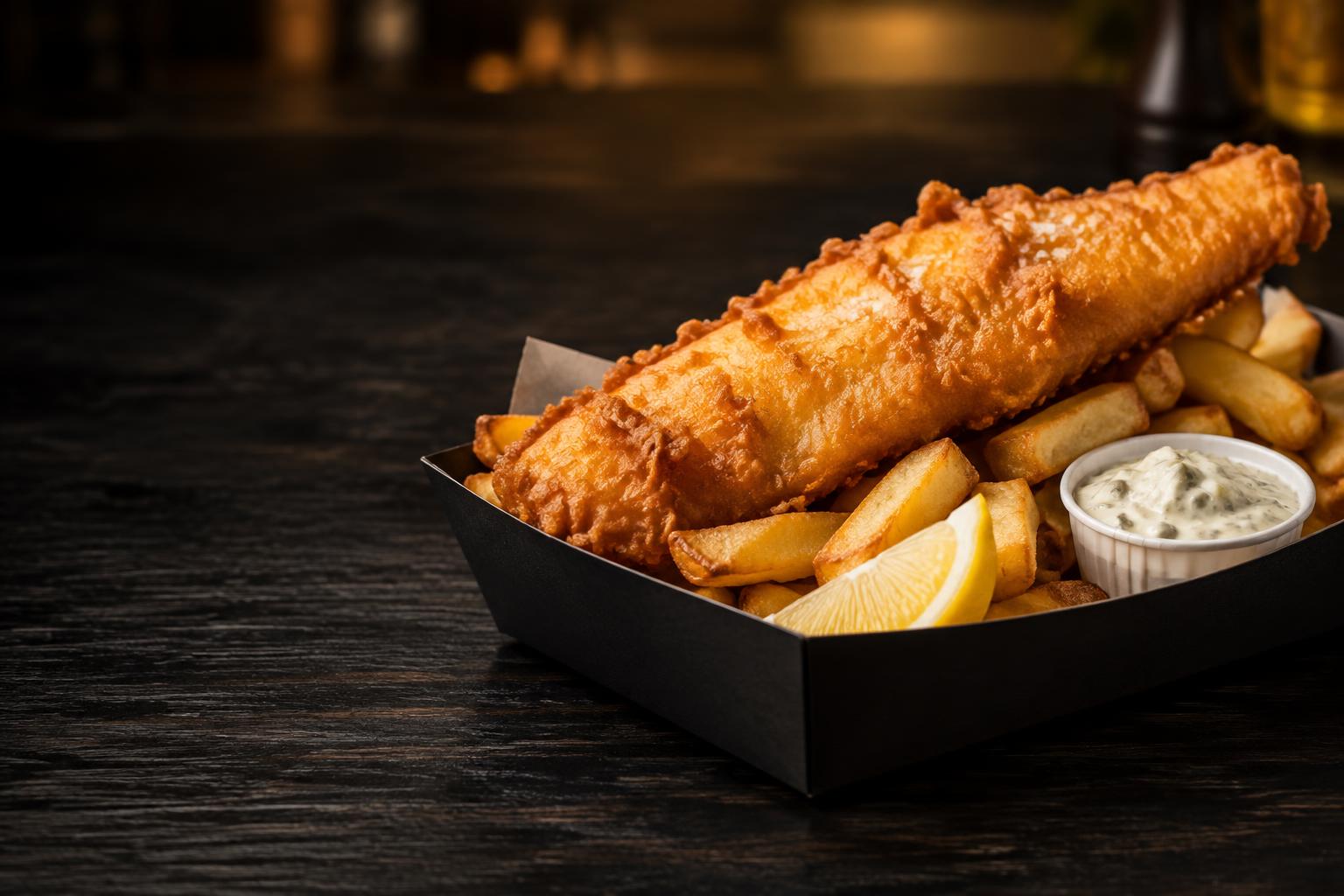 Fresh fish and chips